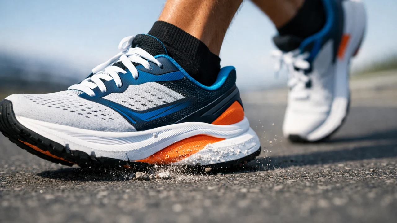 Tenisice za trčanje s naglašenom amortizacijom pri doskoku i smanjenju opterećenja koljena