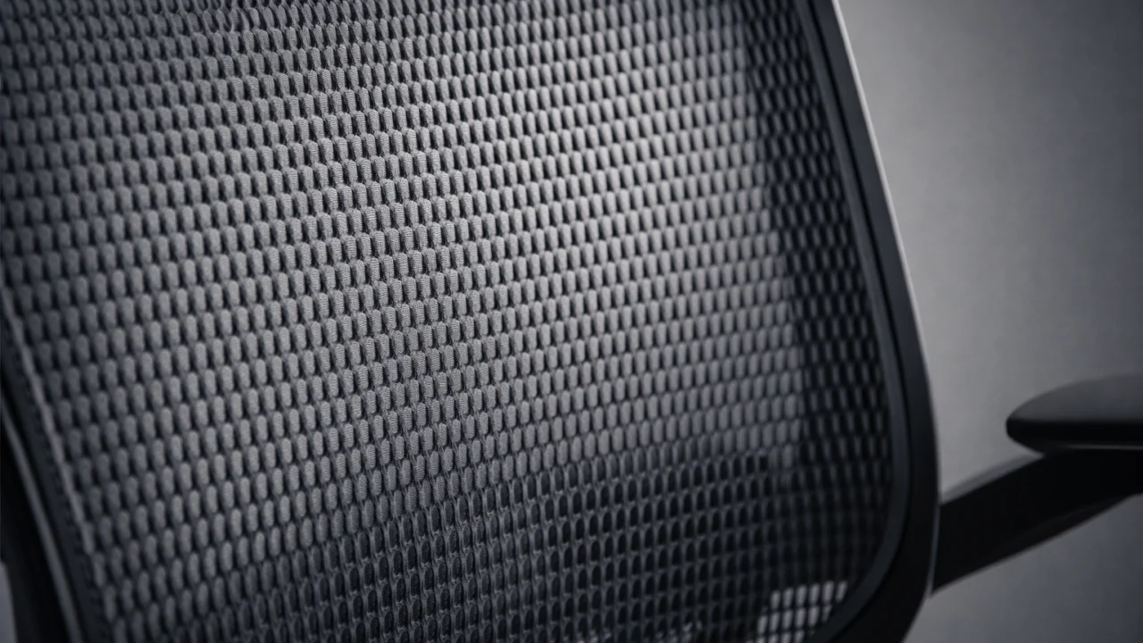 Prozračni materijal ergonomske uredske stolice koji sprječava znojenje tijekom dugotrajnog sjedenja