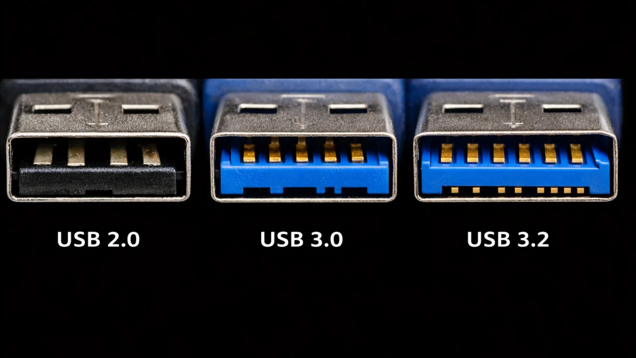 Usporedba USB 2.0, USB 3.0 i USB 3.2 konektora s naglaskom na tehničke razlike
