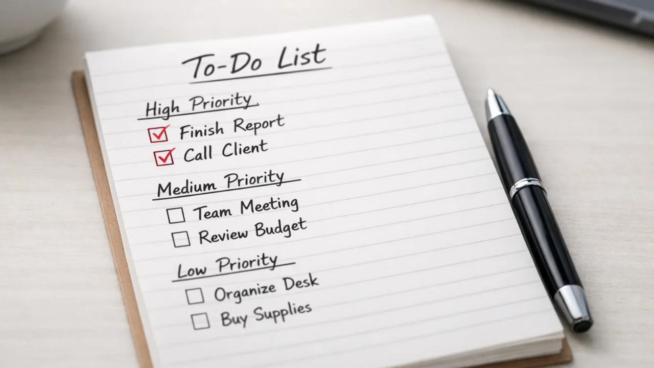 Zapisivanje svih obaveza kao temelj planiranja dana i smanjenja mentalnog opterećenja