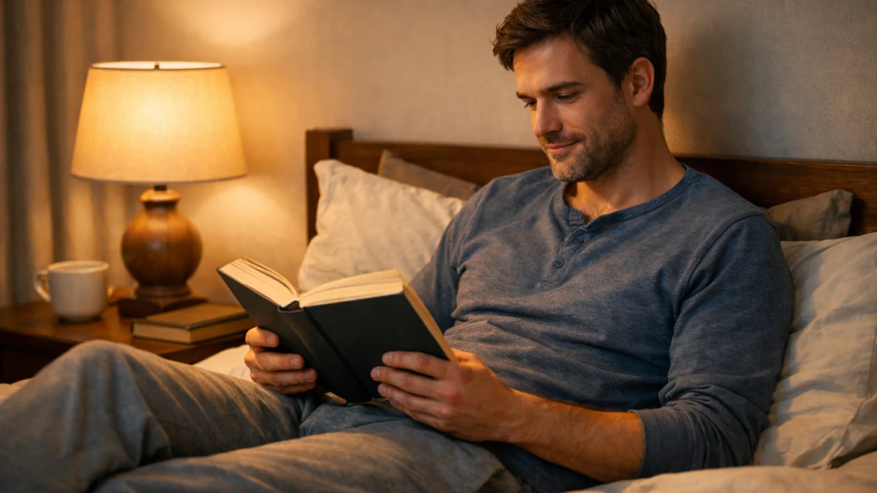 Čitanje knjige prije spavanja kao dio zdrave večernje rutine za bolji san