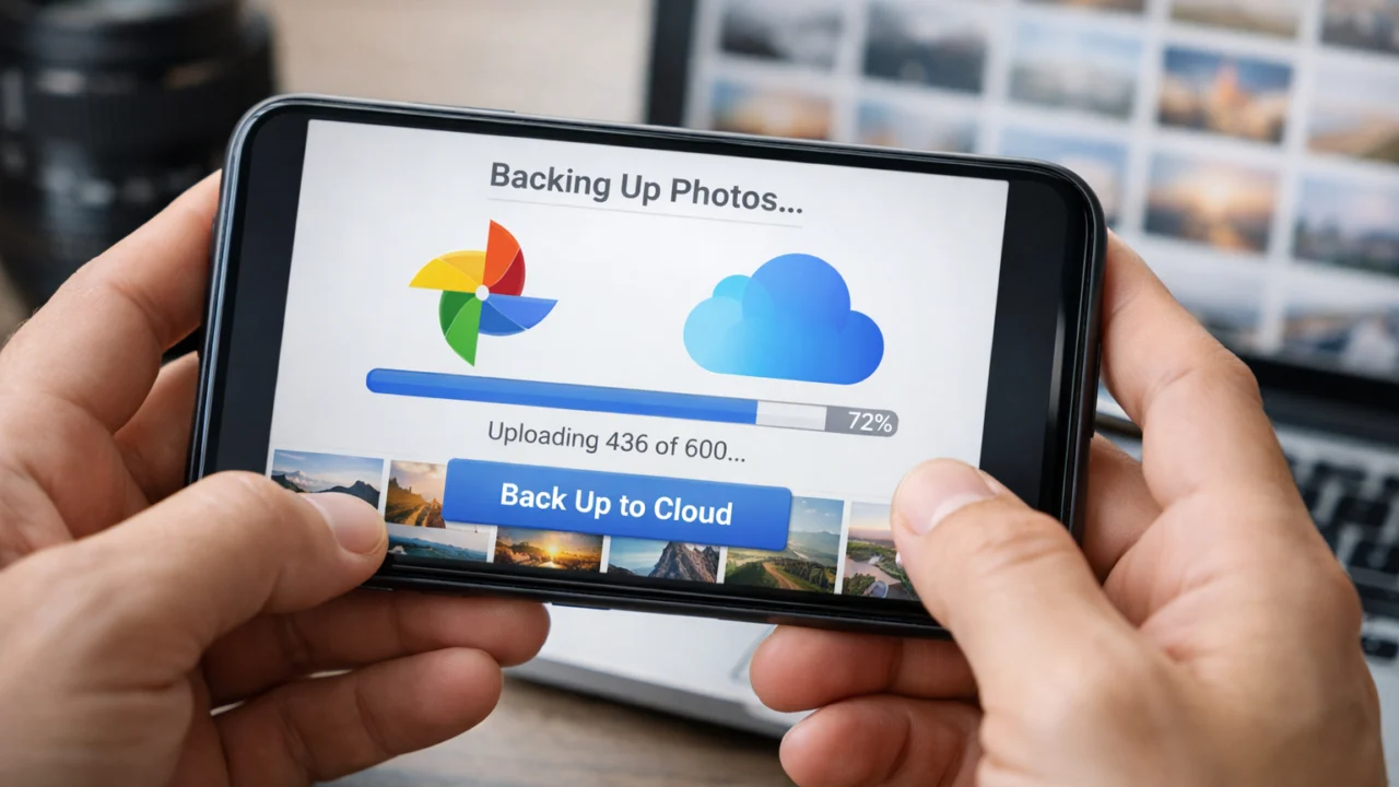 Sigurnosna kopija fotografija u oblaku prije promjene telefona