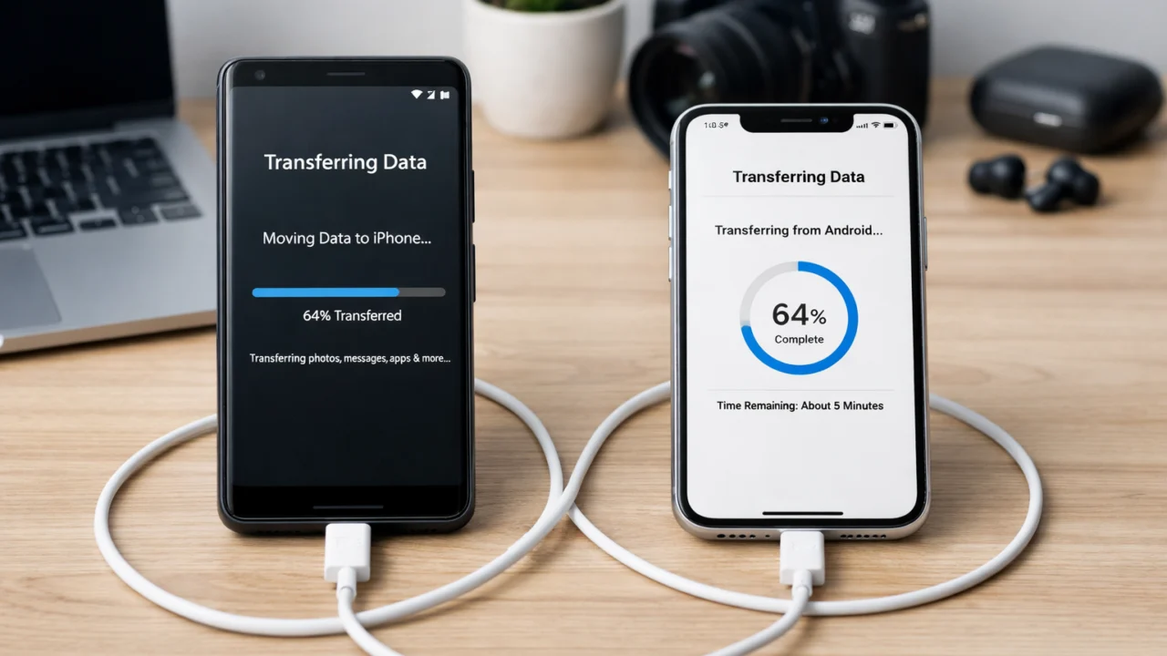 Izravni prijenos podataka s Androida na iPhone pomoću kabela