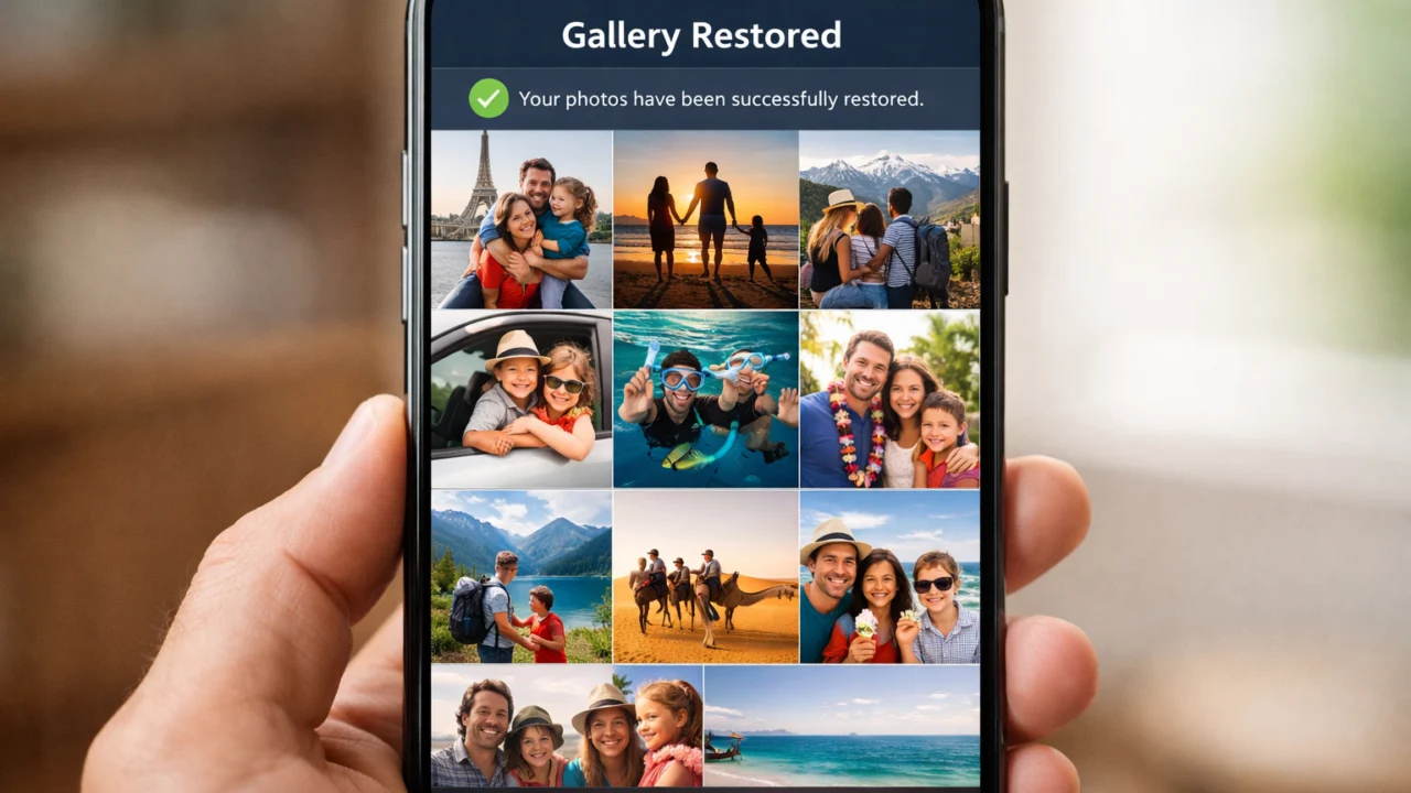 Uspješno vraćene fotografije na novom telefonu nakon prijenosa