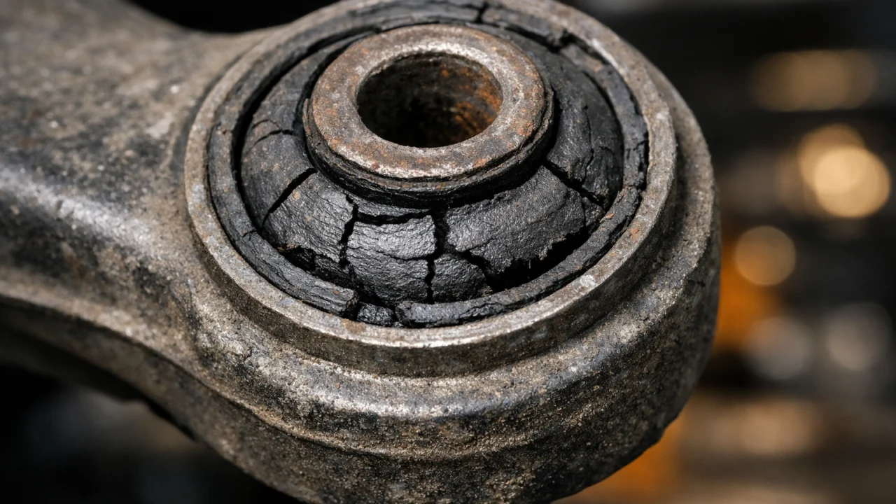 Puknuta selena na ovjesu vozila koja uzrokuje lupkanje i nestabilnost u vožnji