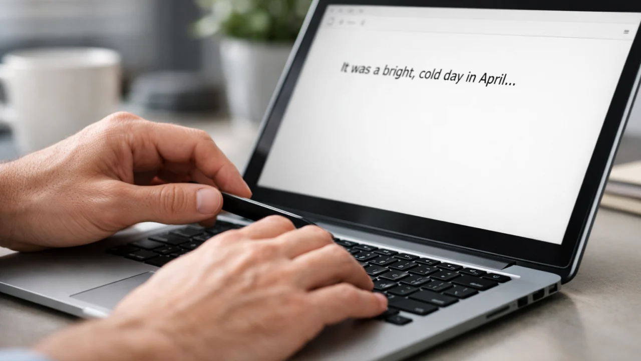 Započinjanje zadatka pisanjem prve rečenice kao primjer pravila dvije minute