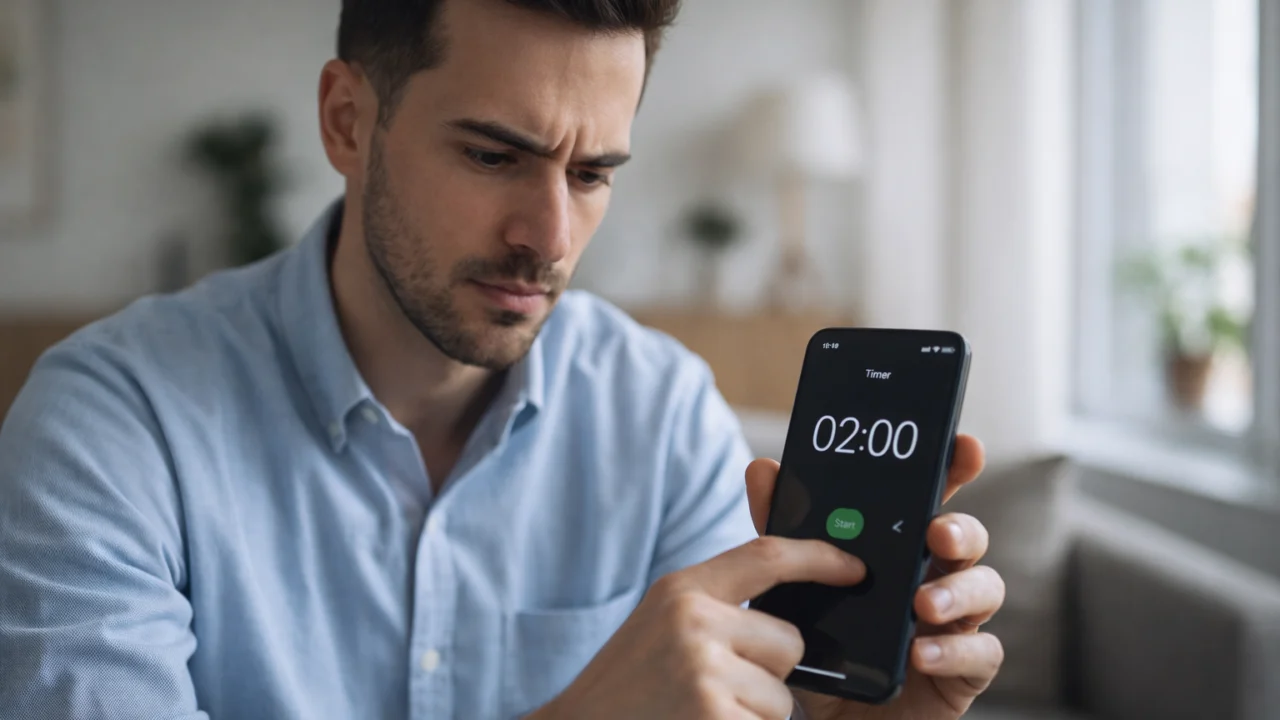 Postavljanje mjerača vremena na dvije minute kao taktika protiv prokrastinacije