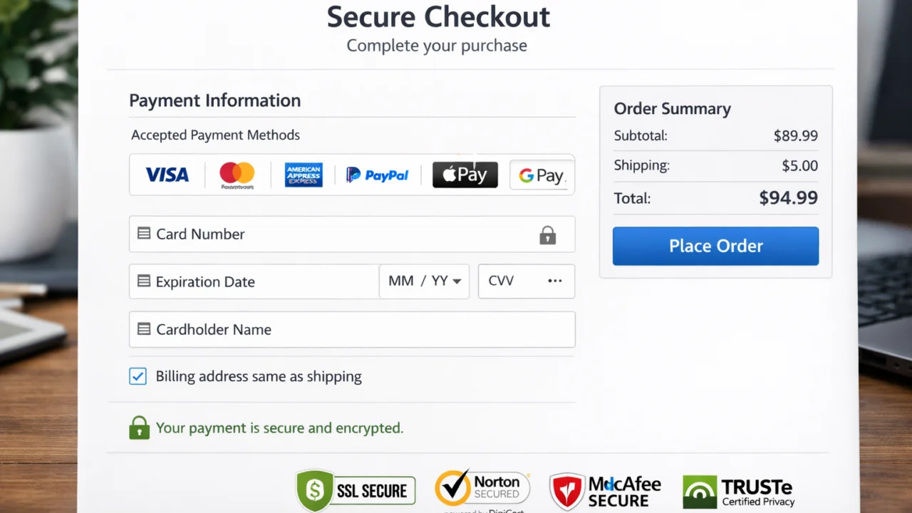 Sigurna online naplata s pouzdanim metodama plaćanja i zaštićenim unosom kartičnih podataka