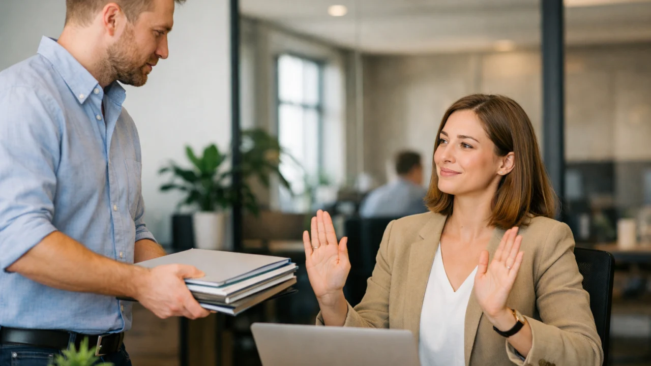 Primjer pristojnog odbijanja dodatnih obveza na poslu bez narušavanja odnosa