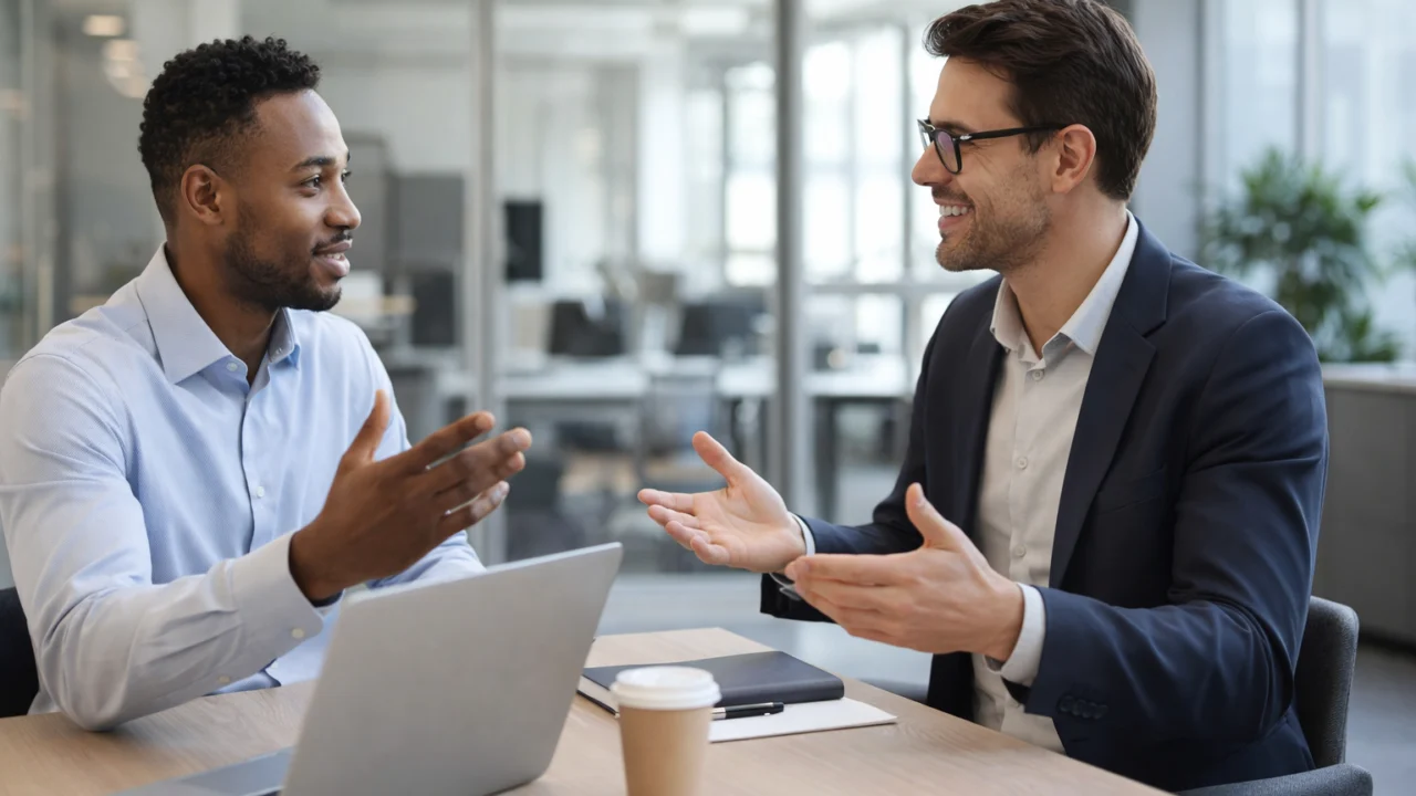 Konstruktivna kritika kroz miran razgovor i otvorenu komunikaciju na radnom mjestu