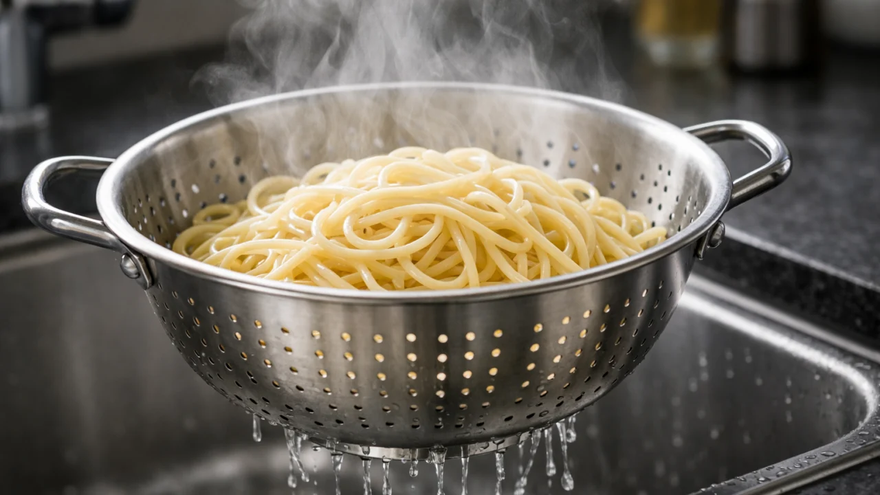 Cijeđenje tjestenine bez ispiranja čuva škrob i sprječava lijepljenje