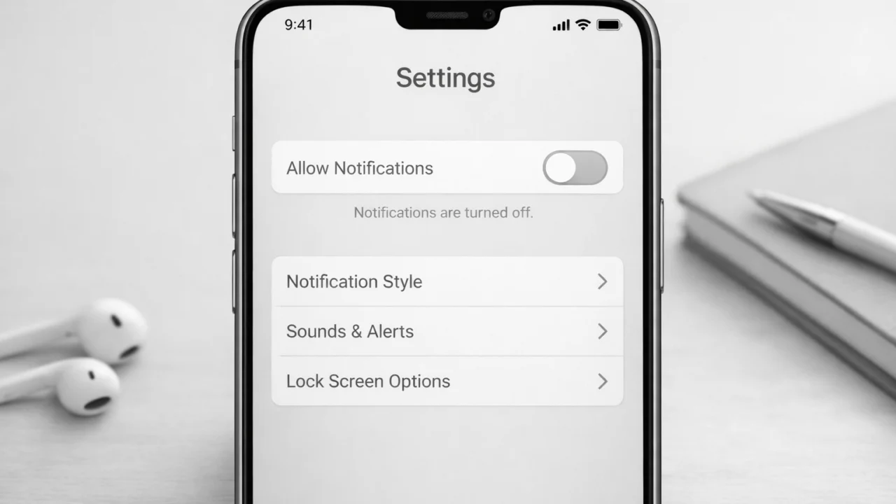 Isključene notifikacije i minimalističke postavke mobitela za smanjenje digitalnih distrakcija