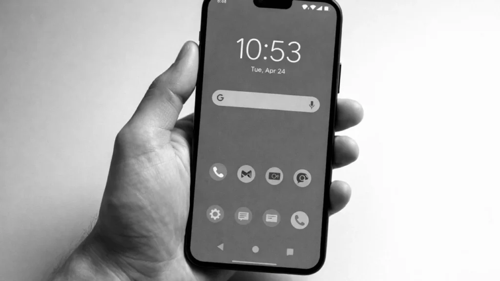 Crno-bijeli zaslon mobitela smanjuje privlačnost aplikacija i pomaže zadržati fokus