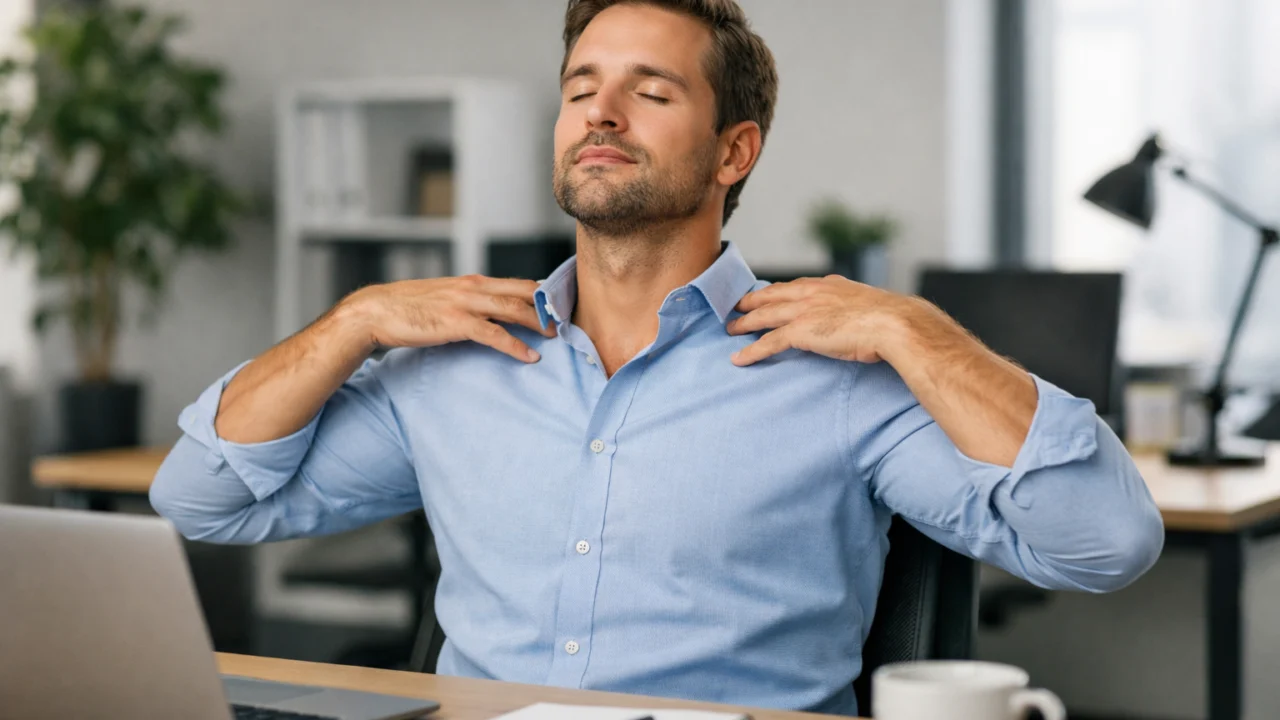 Opuštanje i svjesno disanje na radnom mjestu kao metoda smanjenja napetosti u ramenima