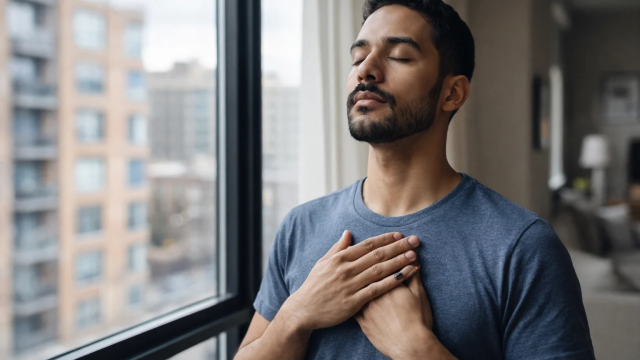 Svjesno disanje kraj prozora kao jednostavan ritual za smanjenje dnevnog stresa