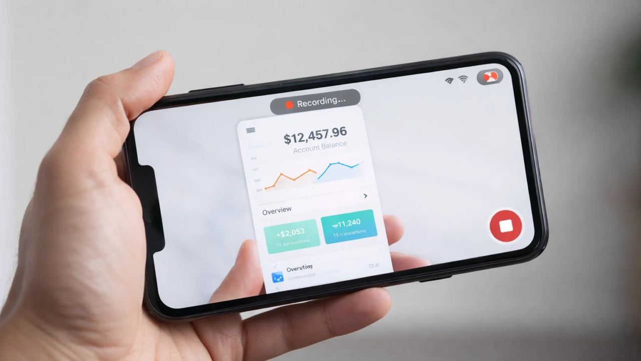 Snimanje ekrana aplikacije na pametnom telefonu za dijeljenje sadržaja