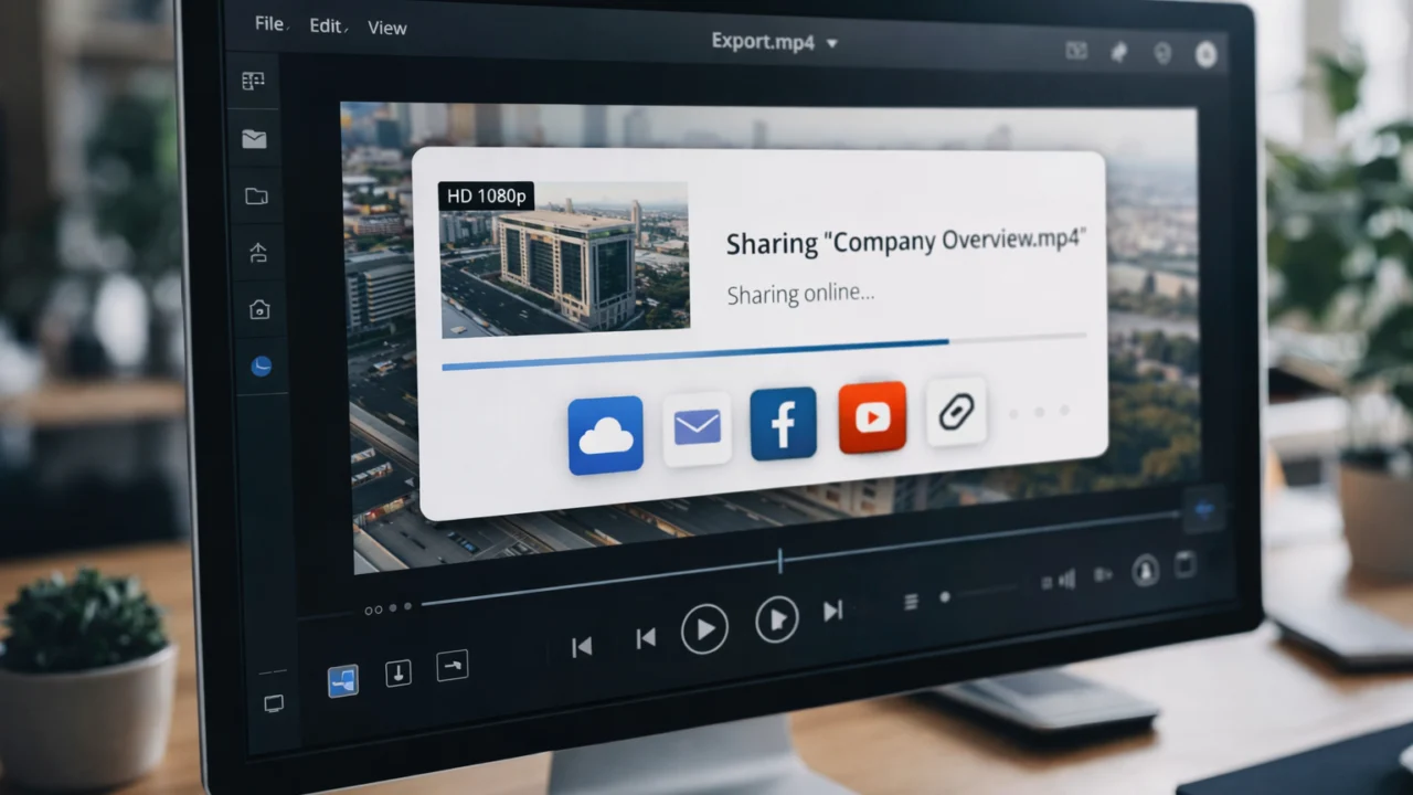 Spremanje i dijeljenje snimke ekrana u MP4 formatu putem interneta