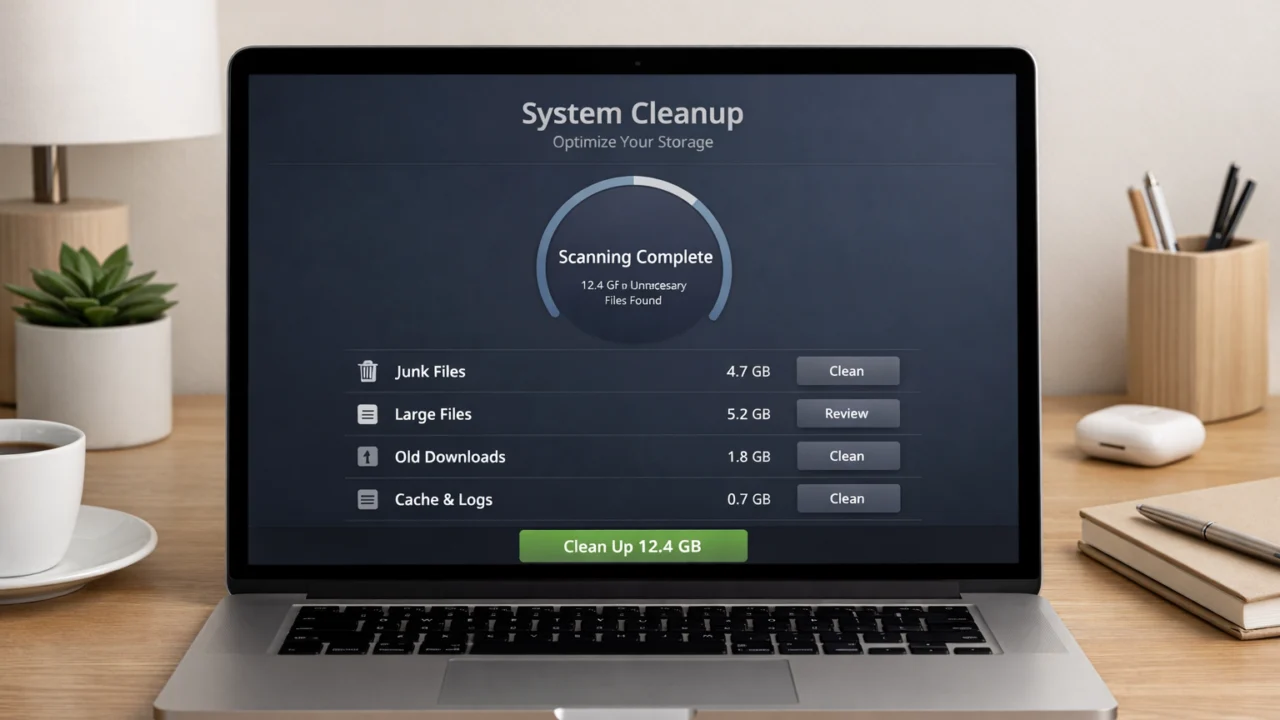Čišćenje diska i optimizacija pohrane za brži i stabilniji rad laptopa