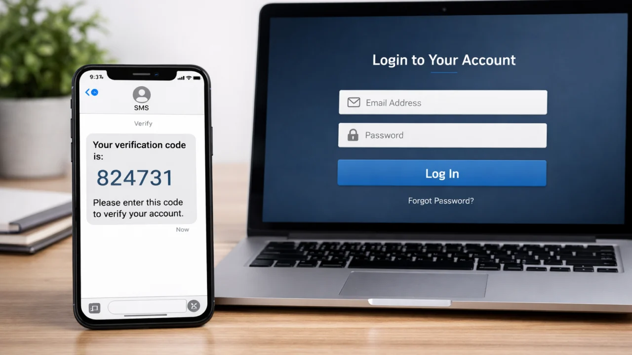 SMS verifikacijski kod kao jedan od oblika dvofaktorske autentifikacije pri prijavi