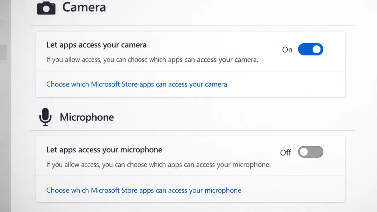 Kontrola pristupa kameri i mikrofonu kroz Windows postavke privatnosti