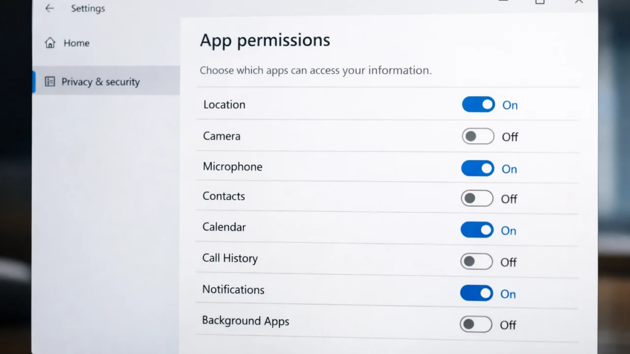 Popis aplikacija s dozvolama pristupa osobnim podacima u Windowsu