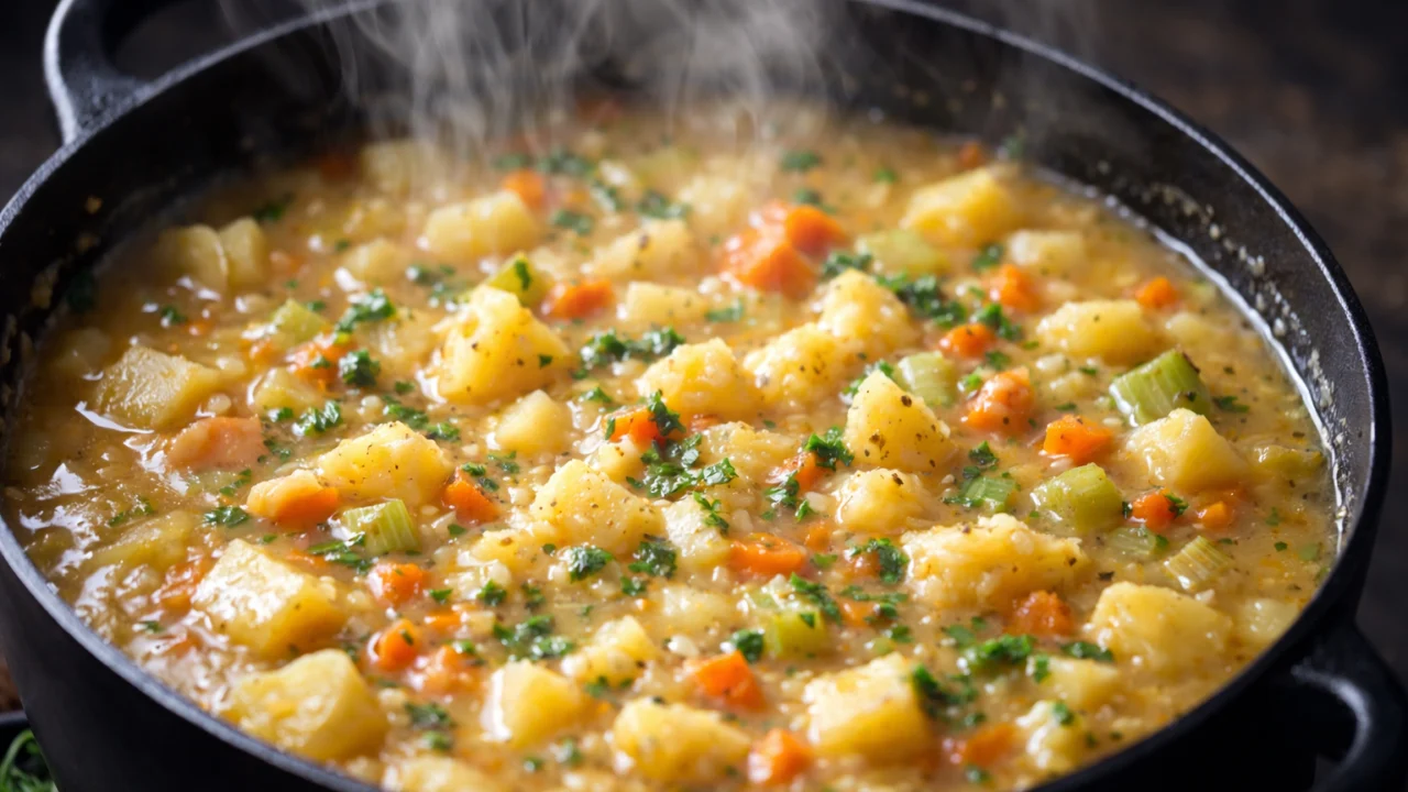 Juha zgusnuta krumpirom i povrćem kao prirodna bezglutenska metoda