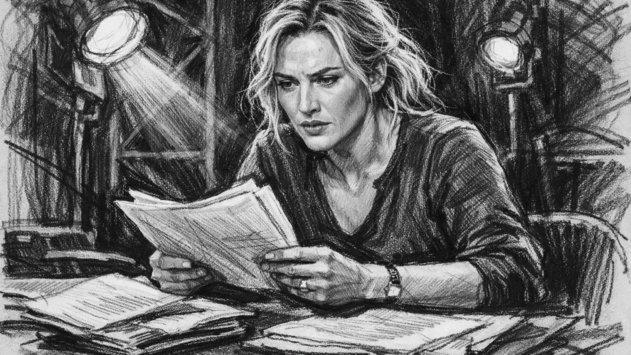 Kate Winslet na kazališnoj probi, emotivna scena izvedena u ugalj stilu