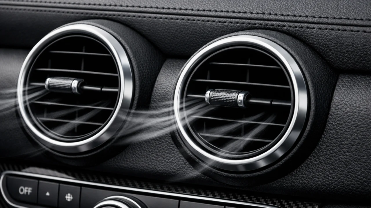 Ventilacijski otvori u automobilu nakon gašenja klime radi sušenja sustava i sprječavanja vlage i bakterija