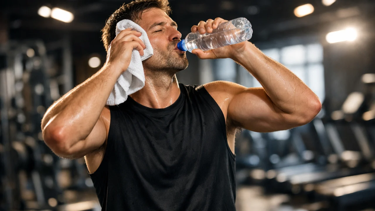 Unos vode tijekom vježbanja važan za nadoknadu tekućine izgubljene znojenjem