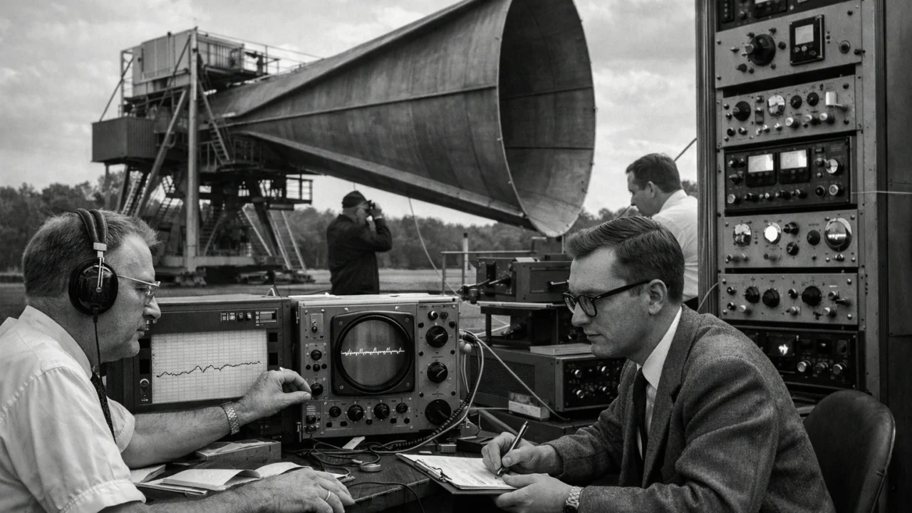 Povijesni prizor otkrića kozmičkog mikrovalnog pozadinskog zračenja od Penziasa i Wilsona 1965.
