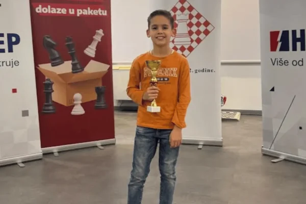 Krševan Babić osvojio treće mjesto na Prvenstvu Hrvatske u šahu
