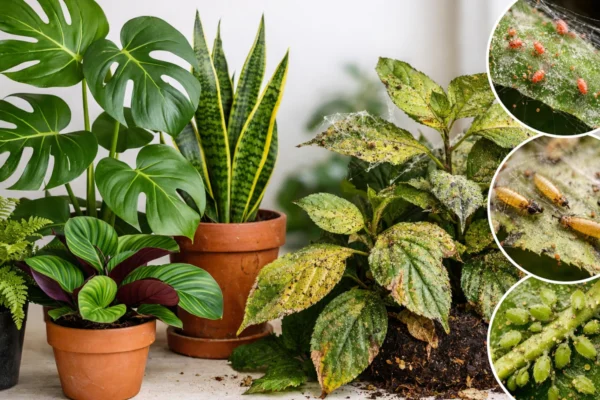 Lisne uši, grinje i tripsi na sobnim biljkama, pregled različitih štetnika i oštećenja listova