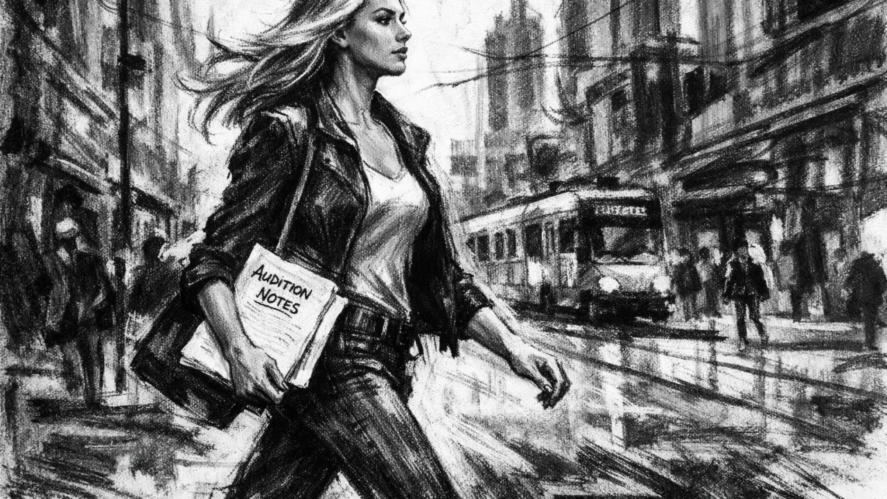 Dolazak Margot Robbie u Melbourne na početku karijere, prikaz u ugalj stilu