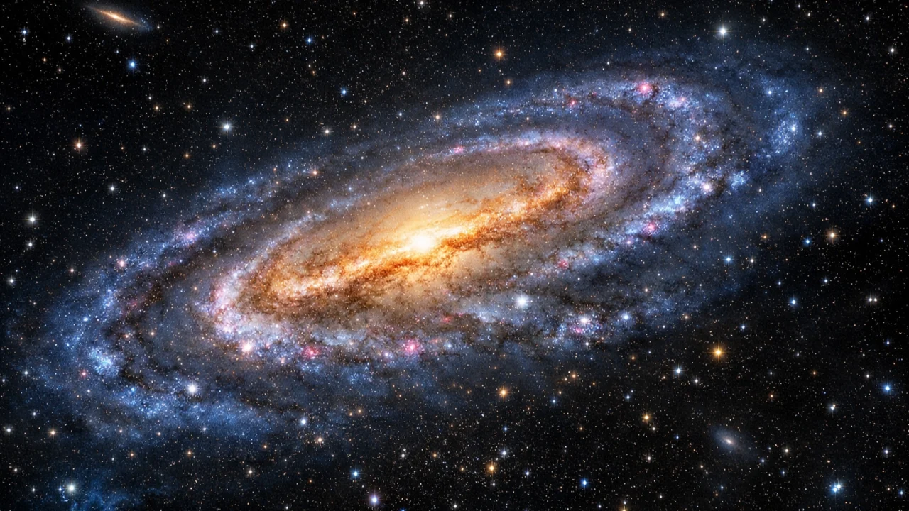 Struktura Mliječne staze kao spiralne galaksije s prečkom i jasno vidljivim krakovima