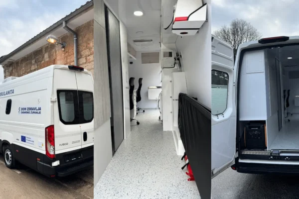 Prva mobilna ambulanta u Zadarskoj županiji za pružanje zdravstvene skrbi u udaljenim područjima