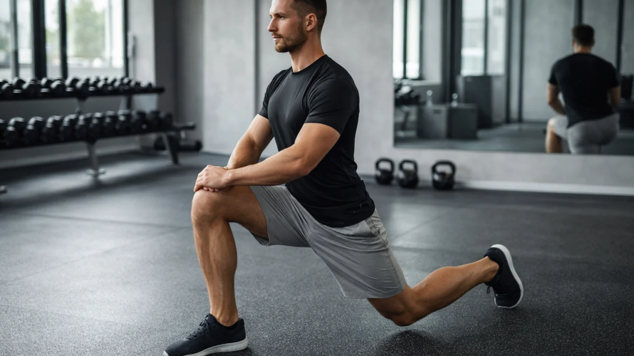 Vježba mobilnosti kukova u klečećem položaju, važna za pravilno kretanje i smanjenje opterećenja donjih leđa