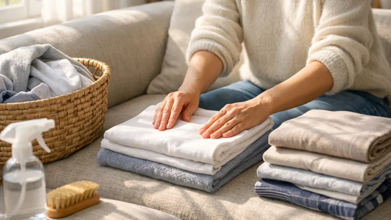 Lagano nedjeljno pospremanje doma kao dio rutine za mentalni mir prije početka radnog tjedna