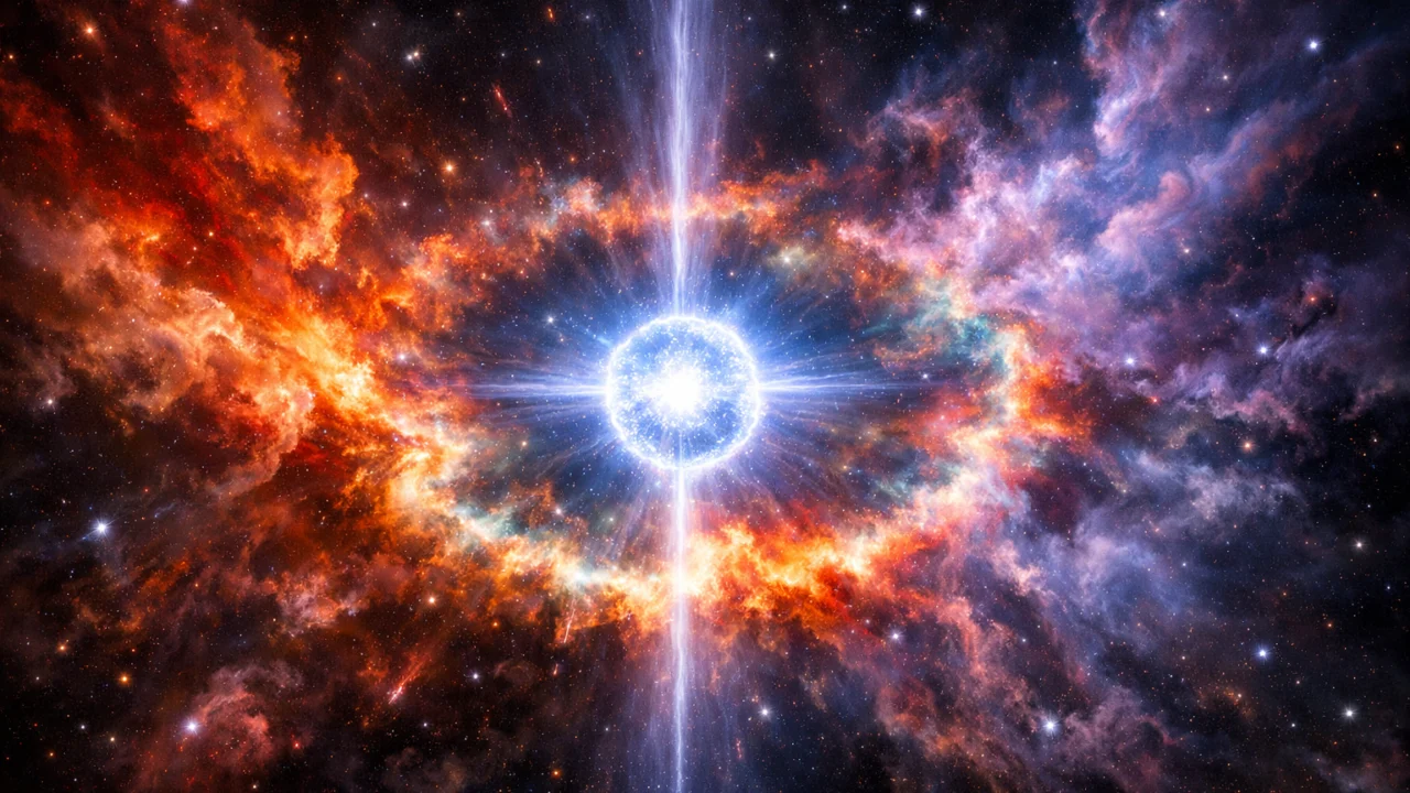 Ostatak supernove iz koje nastaje neutronska zvijezda, eksplozija masivne zvijezde