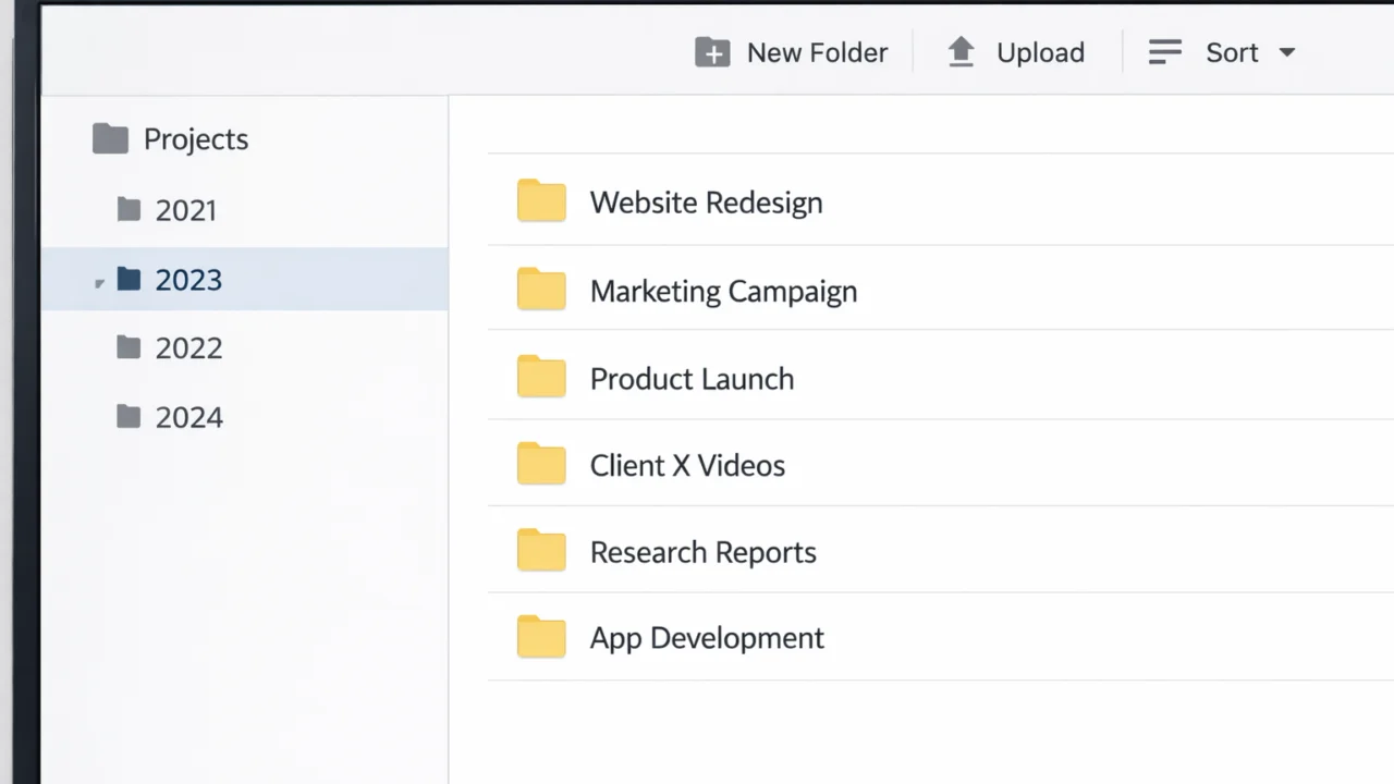 Jasna hijerarhija mapa i dosljedni nazivi datoteka za brže pronalaženje dokumenata