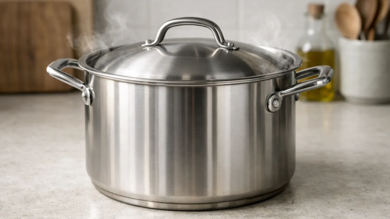 Osnovni kuhinjski lonac za kuhanje juha, variva i tjestenine u domaćinstvu