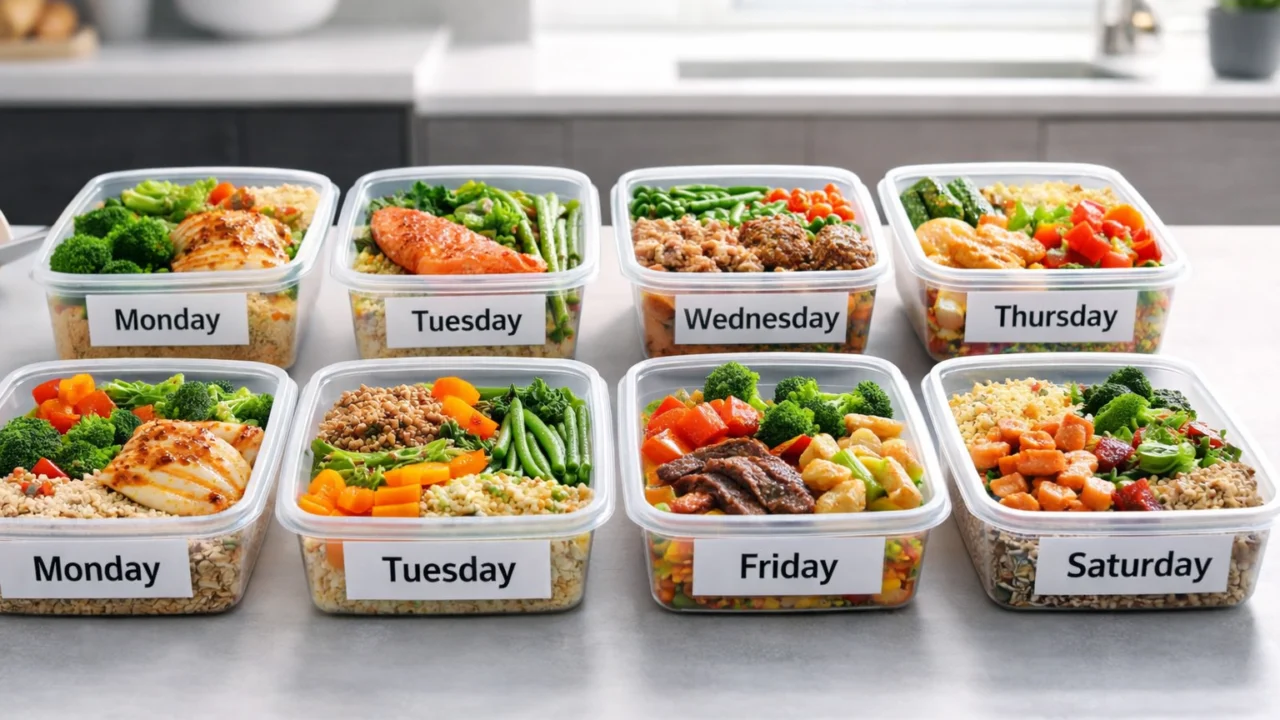 Primjer unaprijed isplaniranih zdravih obroka za cijeli tjedan