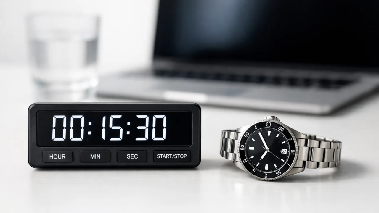 Timer za Pomodoro tehniku koji naglašava svjesno upravljanje vremenom i fleksibilne radne intervale