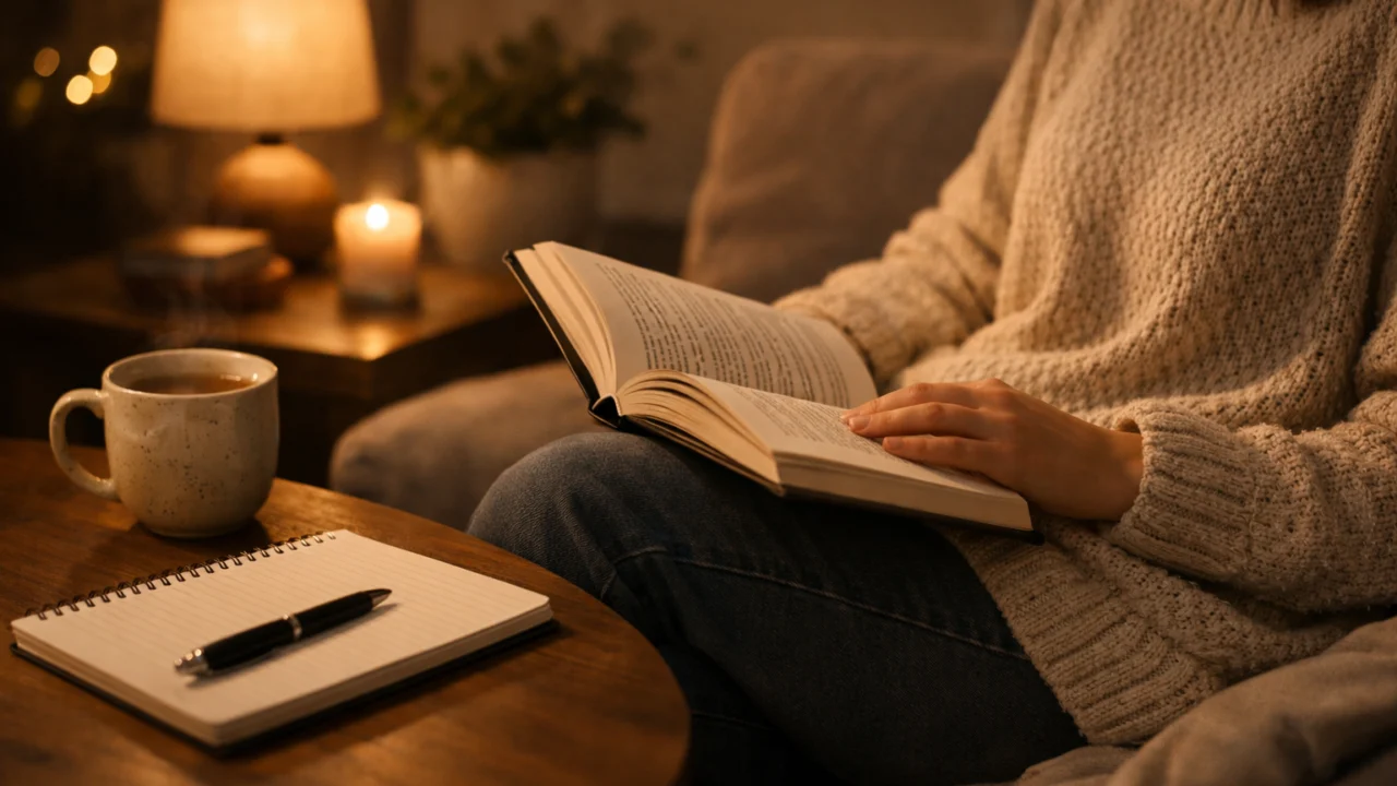 Čitanje knjige uz jednostavno praćenje navika bez digitalnih aplikacija