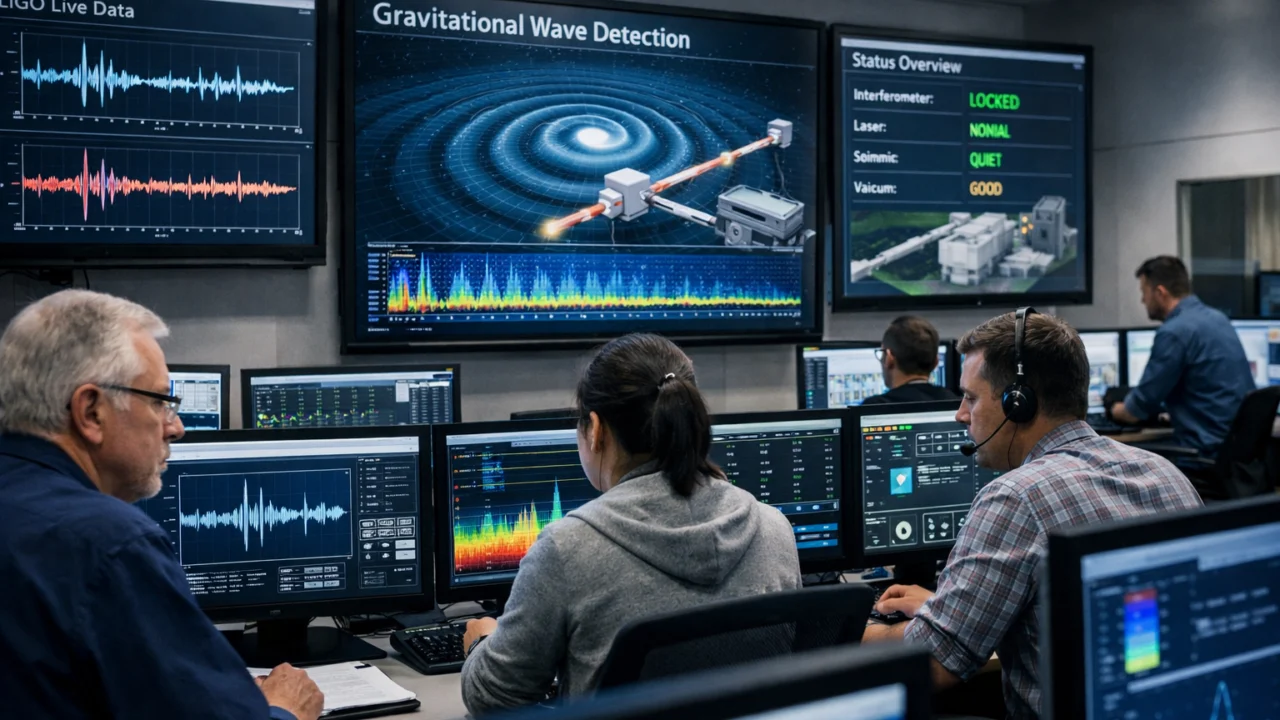 Znanstvenici u opservatoriju prate detekciju gravitacijskih valova u stvarnom vremenu