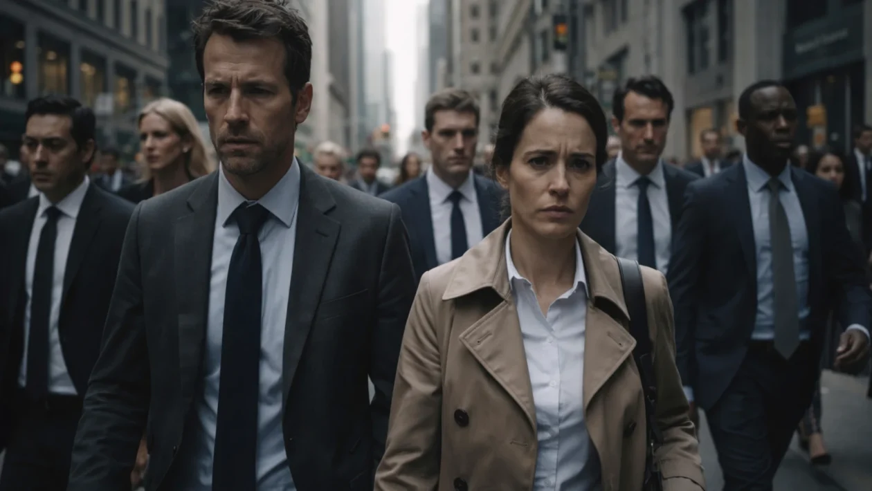 Zaposleni ljudi u urbanom okruženju prikazuju rane znakove stresa u svakodnevnom životu i radnom okruženju