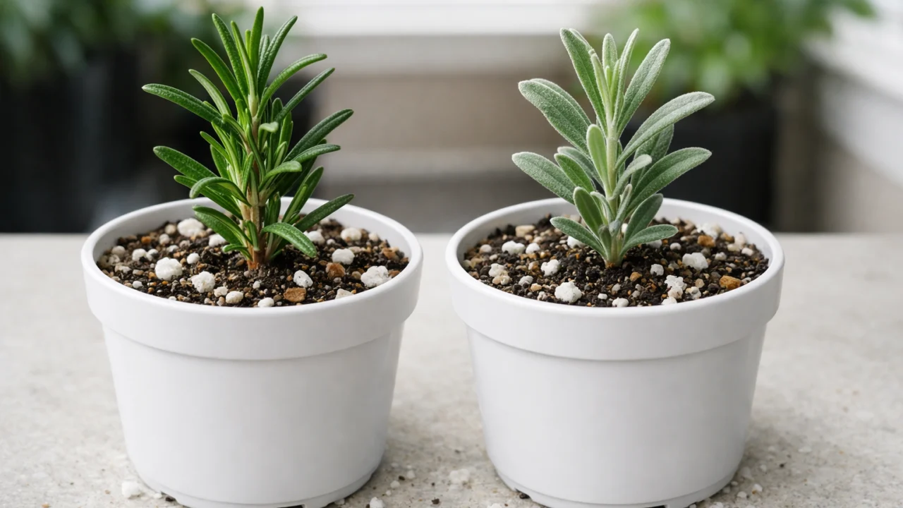 Razmnožavanje ružmarina i lavande reznicama u supstratu uz laganu mješavinu tla