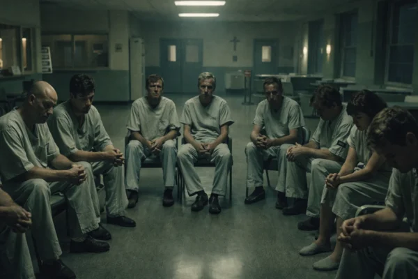 Široki prikaz psihijatrijske ustanove iz filma Let iznad kukavičjeg gnijezda, simbol institucionalne represije