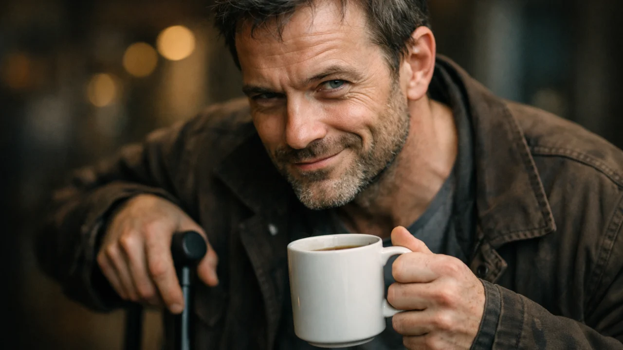 Detaljni kadar Verbal Kinta, lika kojeg tumači Kevin Spacey u filmu The Usual Suspects