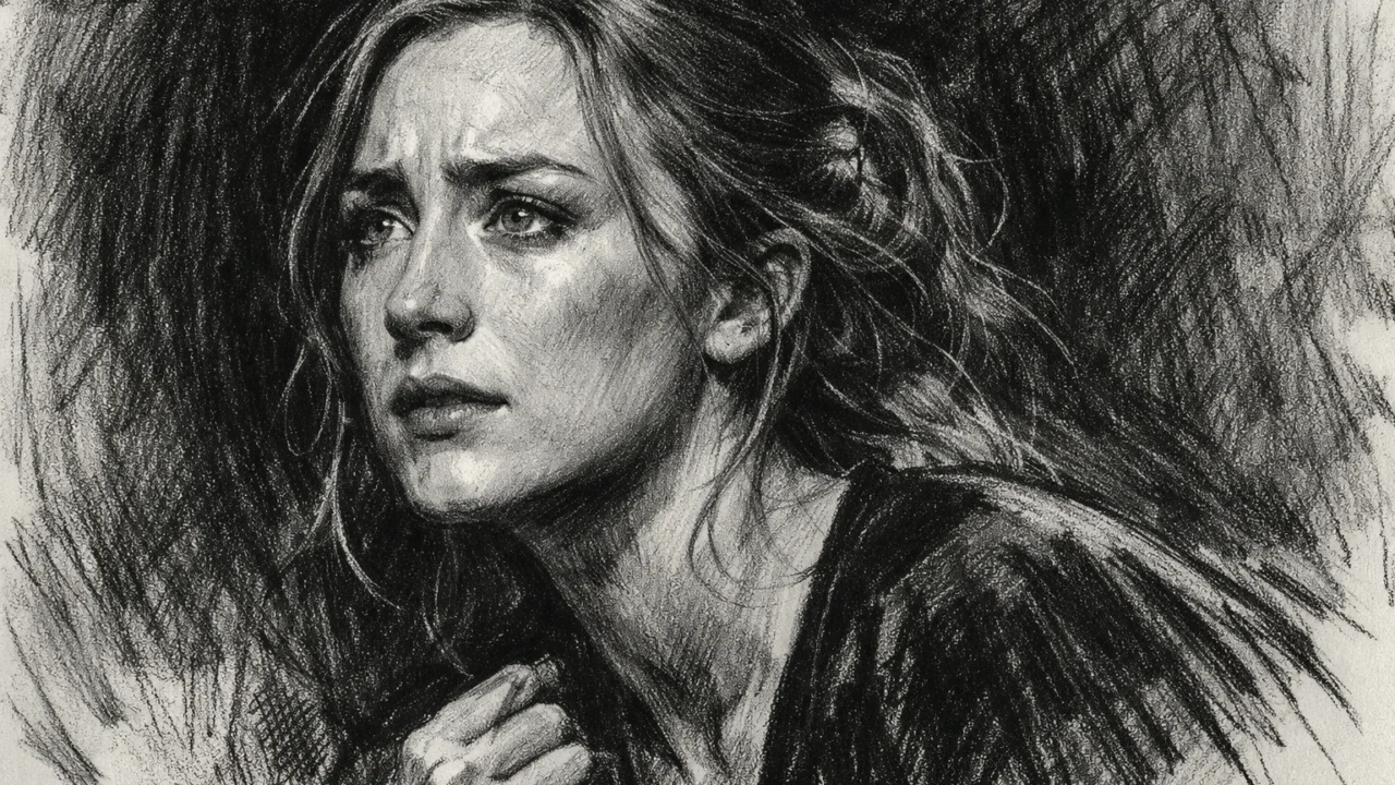 Snažna glumačka izvedba Saoirse Ronan prikazana kroz izražajan ugljeni stil