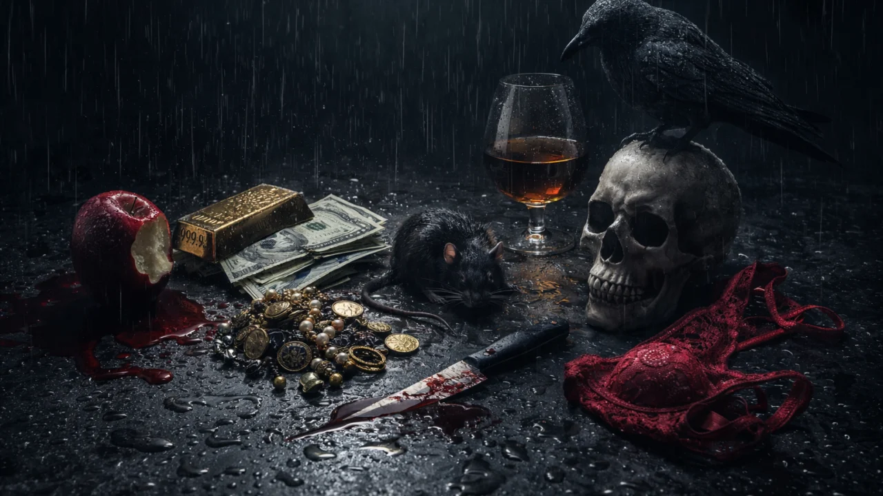 Simboličan prikaz sedam smrtnih grijeha kao temeljne ideje filma Se7en